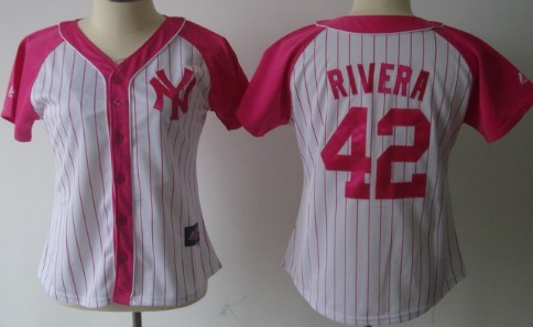 New York Yankees #42 Mariano Rivera 2012 Fashion Womens Athletic Jersey 