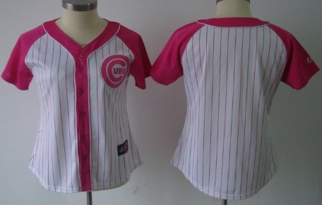 Chicago Cubs Blank 2012 Fashion Womens Athletic Jersey 