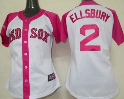Boston Red Sox #2 Jacoby Ellsbury 2012 Fashion Womens Athletic Jersey 
