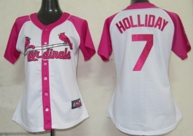 St. Louis Cardinals #7 Matt Holliday 2012 Fashion Womens Athletic Jersey 