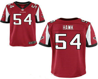 Men's Atlanta Falcons #54 A.J. Hawk Red Team Color Stitched NFL Nike Elite Jersey
