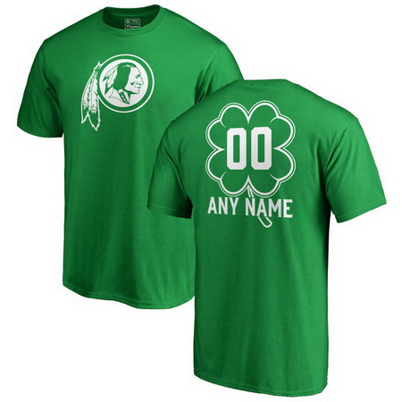 Washington Redskins Pro Line Custom Dubliner T-Shirt - Kelly Green