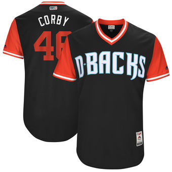 Men's Arizona Diamondbacks Patrick Corbin Corby Black 2017 Players Weekend Authentic Jersey