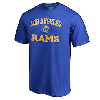 Men's Los Angeles Rams NFL Pro Line Royal Vintage Victory Arch T-Shirt
