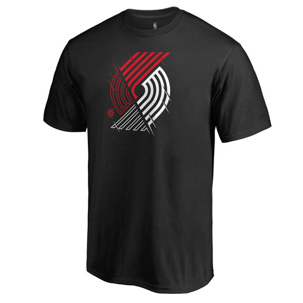 Men's Portland Trail Blazers Black X-Ray T-Shirt