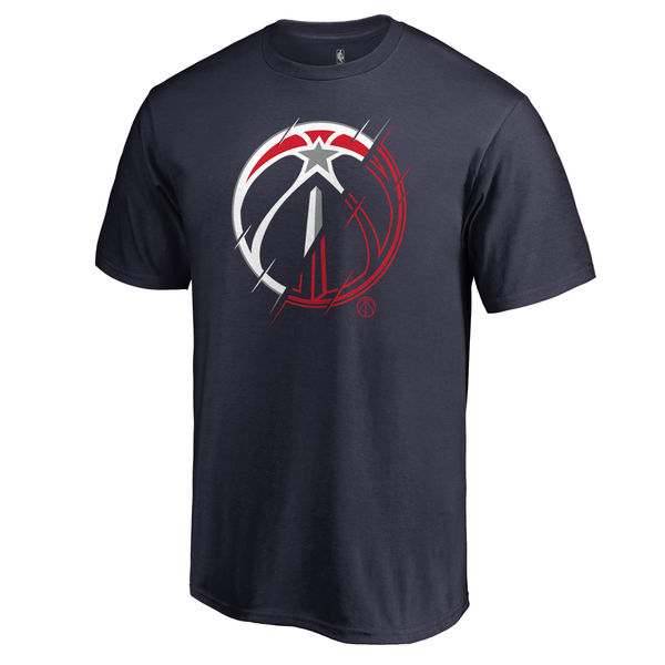 Men's Washington Wizards Navy X-Ray T-Shirt