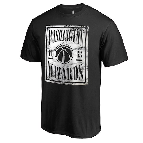 Men's Washington Wizards Black Court Vision T-Shirt