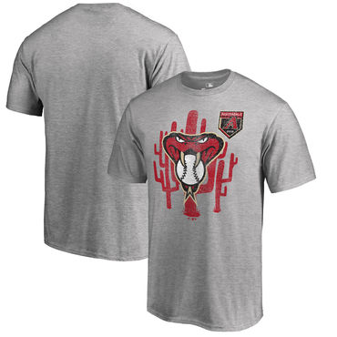 Arizona Diamondbacks 2018 MLB Spring Training Vintage T Shirt Heather Gray