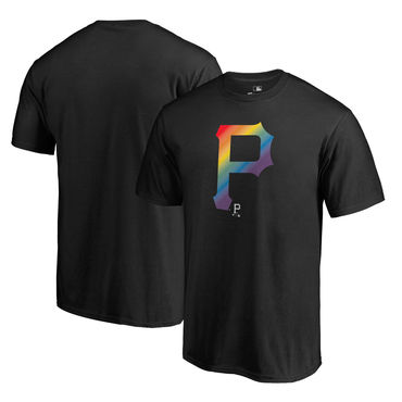 Men's Pittsburgh Pirates Black Big & Tall Pride T Shirt