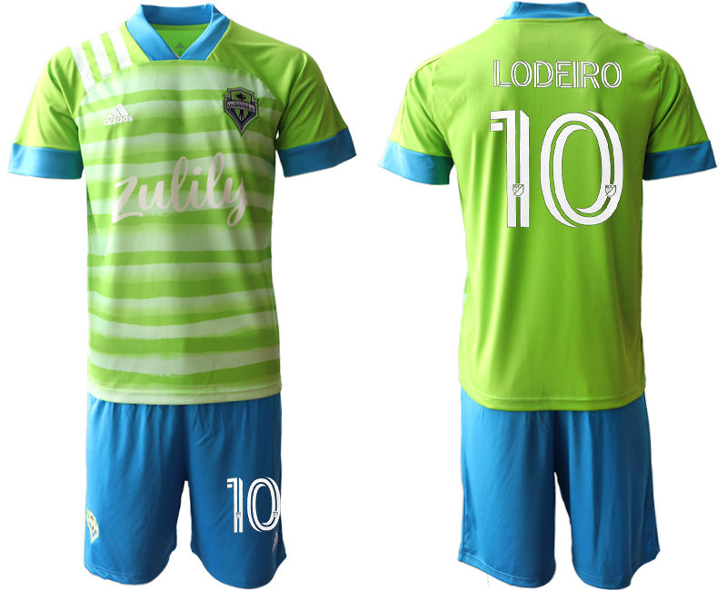 Men 2020-2021 club Seattle Sounders home 10 green Soccer Jerseys