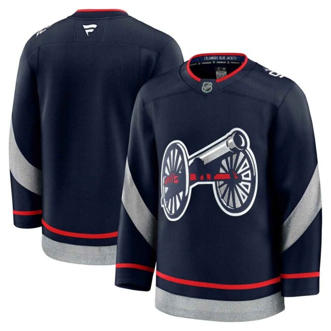 Men's Columbus Blue Jackets Stadium Series Navy Stitched Hockey Jersey