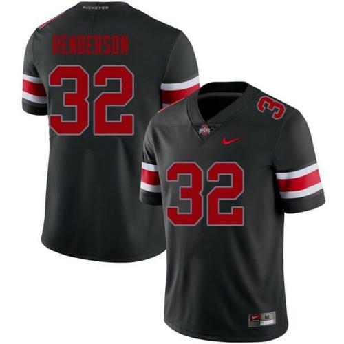 Youth Nike OSU Henderson Jersey #32 Football Black