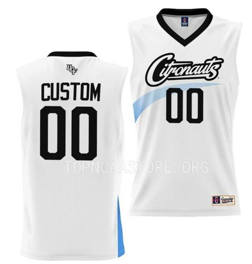 Men's Gameday Greats Custom UCF Knights Jersey College Basketball Name and Number White