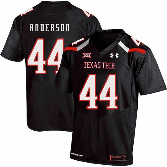 Men's Texas Tech Red Raiders #44 Donny Anderson NCAA College Football Jersey Black