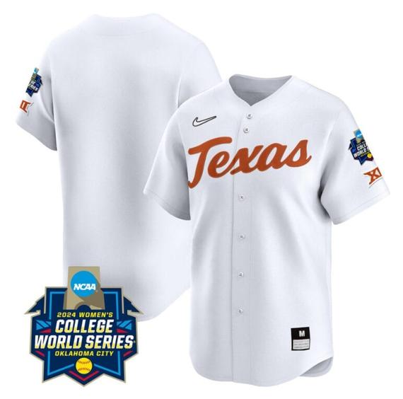 Men's Texas AM Aggies Team Jersey 2024 College World Series Patch Vapor Premier Limited NCAA Baseball Stitched White