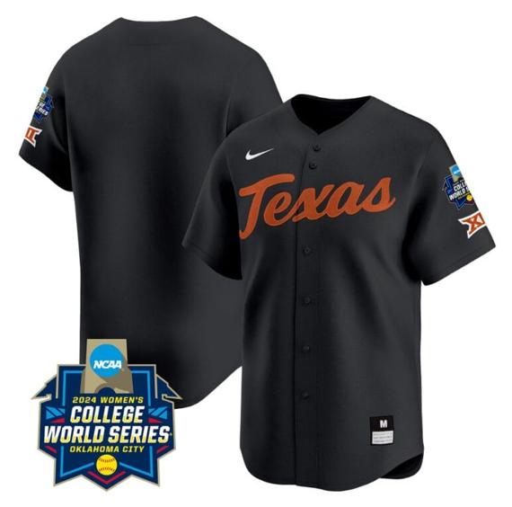 Men's Texas AM Aggies Team Jersey 2024 College World Series Patch Vapor Premier Limited NCAA Baseball Stitched Black