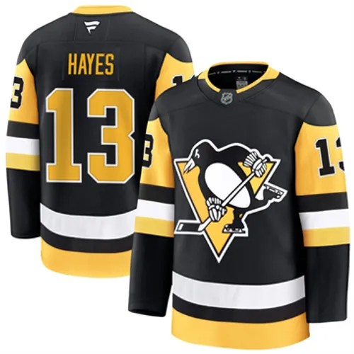 Men's Pittsburgh Penguins Kevin Hayes Authentic 2024-25 Home Black Stitched NHL Hockey Jersey