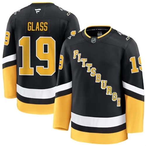 Men's Pittsburgh Penguins Cody Glass Authentic 2024-25 Alternate Black Stitched NHL Hockey Jersey