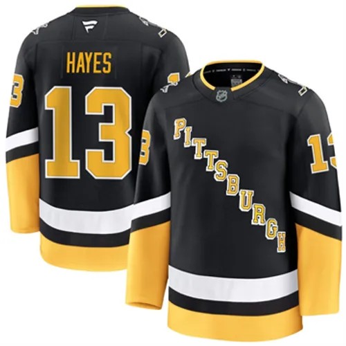 Men's Pittsburgh Penguins Kevin Hayes Authentic 2024-25 Alternate Black Stitched NHL Hockey Jersey