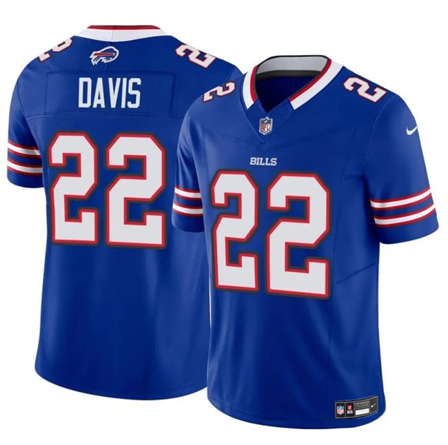 Youth Buffalo Bills #22 Ray Davis Royal 2024 F.U.S.E. Vapor Untouchable Limited Stitched Football Jersey