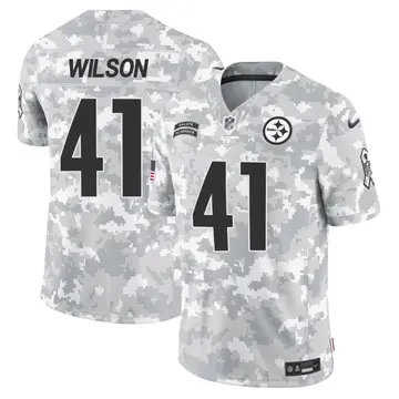 Men's Pittsburgh Steelers #41 Payton Wilson Vapor Limited 2024 Salute to Service Arctic Camo Nike Stitched NFL Jersey