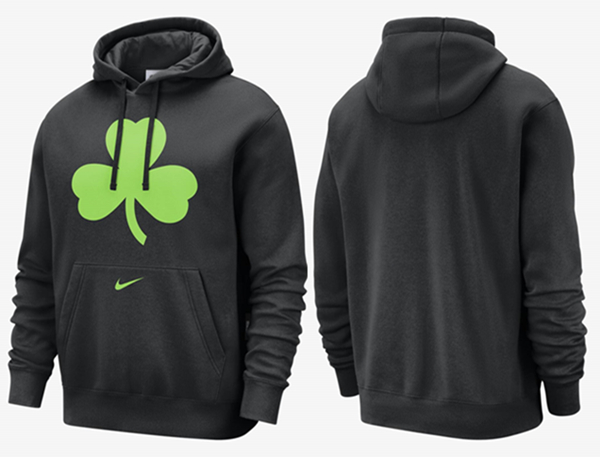 Men's Boston Celtics Black City Edition Pullover Hoodie