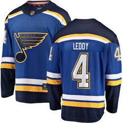 Men's Nick Leddy St. Louis Blues Home Breakaway Jersey