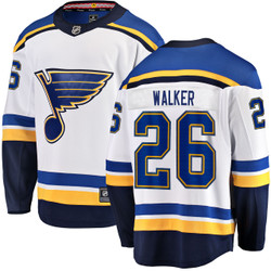 Men's Nathan Walker St. Louis Blues Away Breakaway Jersey