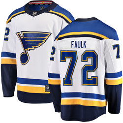 Men's Justin Faulk St. Louis Blues Away Breakaway Jersey