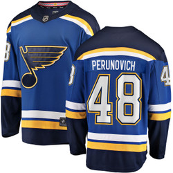 Men's Scott Perunovich St. Louis Blues Home Breakaway Jersey