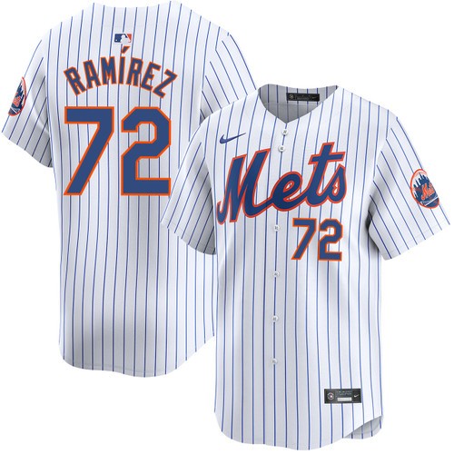 Men's Nike Alex Ramirez New York Mets Home White Limited Jersey