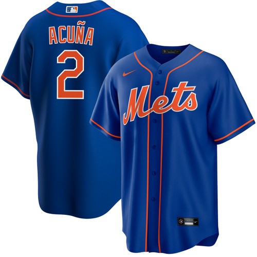 Men's Nike Luisangel Acuna New York Mets Alternate Royal Jersey