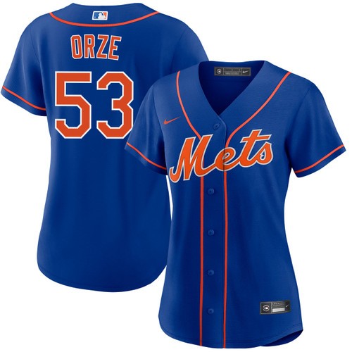 Eric Orze New York Mets Women's Alternate Royal Jersey