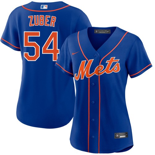 Tyler Zuber New York Mets Women's Alternate Royal Jersey