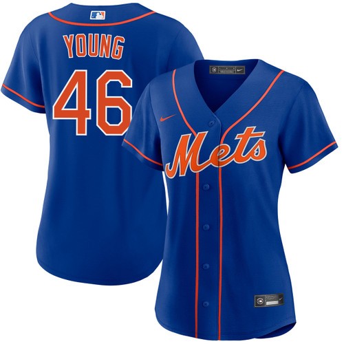 Alex Young New York Mets Women's Alternate Royal Jersey