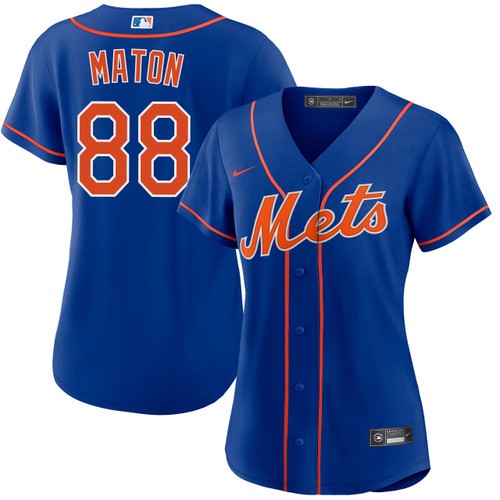 Phil Maton New York Mets Women's Alternate Royal Jersey