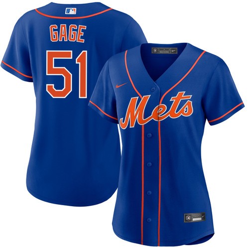 Matt Gage New York Mets Women's Alternate Royal Jersey