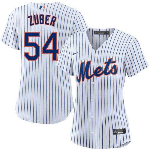 Tyler Zuber New York Mets Women's Home White Nike Jersey