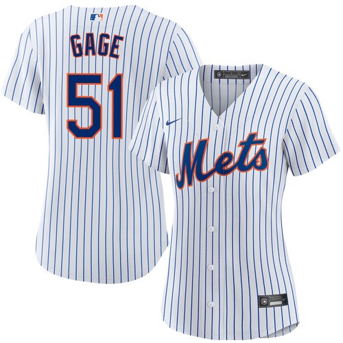 Matt Gage New York Mets Women's Home White Nike Jersey