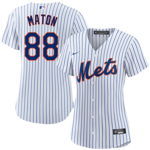 Phil Maton New York Mets Women's Home White Nike Jersey