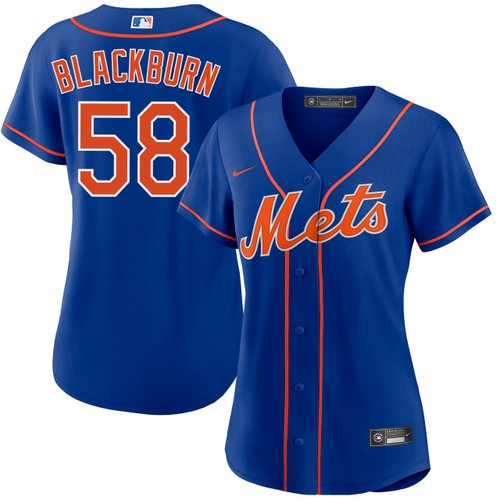 Paul Blackburn New York Mets Women's Alternate Royal Jersey