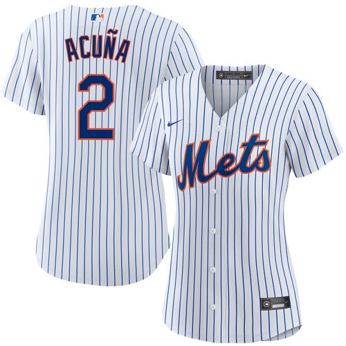 Luisangel Acuna New York Mets Women's Home White Nike Jersey