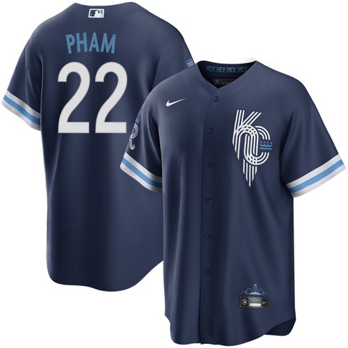 Men's Tommy Pham Kansas City Royals Nike Navy 2024 City Connect Jersey