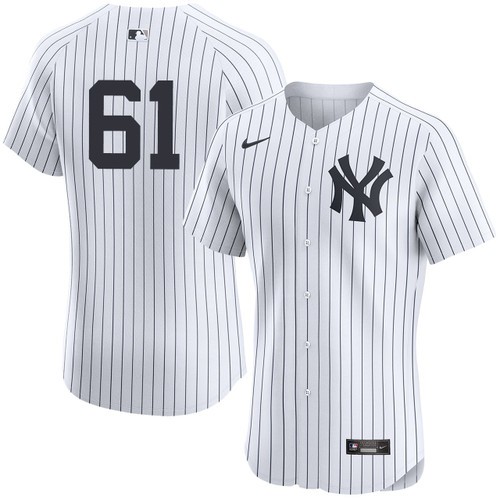 Men's Jake Cousins New York Yankees Nike Home White Elite On-Field Authentic Stitched Baseball Jersey