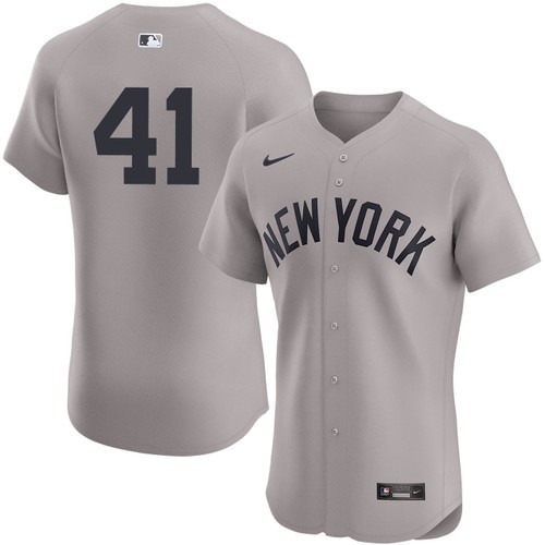 Men's Tommy Kahnle New York Yankees Nike Road Gray Elite On-Field Authentic Stitched Baseball Jersey