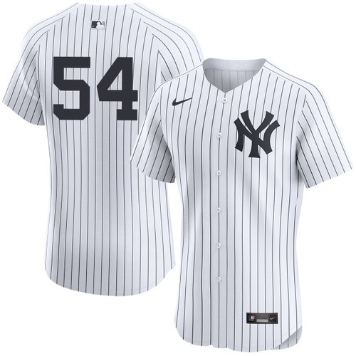 Men's Tim Hill New York Yankees Nike Home White Elite On-Field Authentic Stitched Baseball Jersey