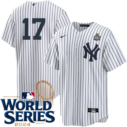 Youth Aaron Boone New York Yankees Nike Home White Player 2024 World Series Stitched Jersey