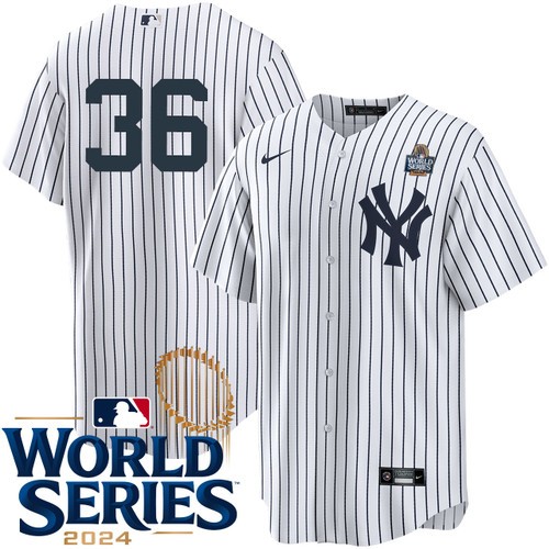 Youth Clarke Schmidt New York Yankees Nike Home White Player 2024 World Series Stitched Jersey