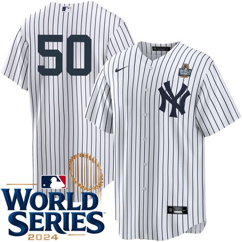 Youth Michael Tonkin New York Yankees Nike Home White Player 2024 World Series Stitched Jersey