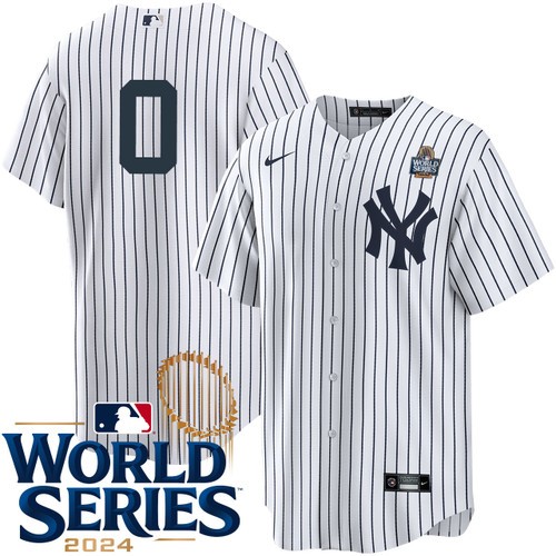 Youth Marcus Stroman New York Yankees Nike Home White Player 2024 World Series Stitched Jersey